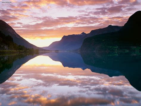 Nature: Strynsvatnet Sunrise Norway, picture nr. 23362