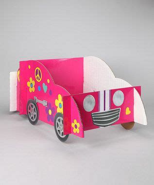 This looks pretty easy (and fun) to make! | Cardboard car, Arts and crafts for kids, Cardboard ...