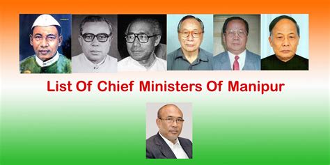 A Journey of Chief Ministers of Manipur Since Independence - Post Swirl