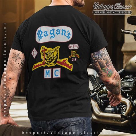 The Pagans MC Logo Shirt - Vintagenclassic Tee