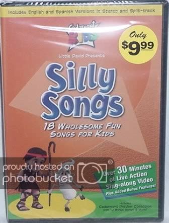 Cedarmont Kids Silly Songs DVD 18 Wholesome Kid Songs