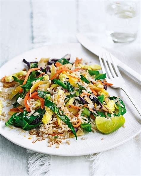 Egg-fried rice and veg stir-fry recipe | delicious. magazine