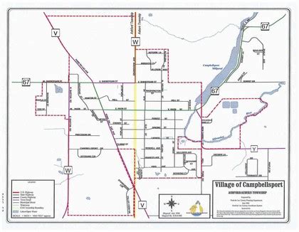 Map of Village - Official Website of the Village of Campbellsport, WI