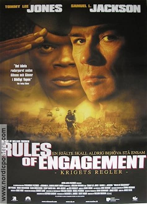 Rules of Engagement poster 2000 Tommy Lee Jones original