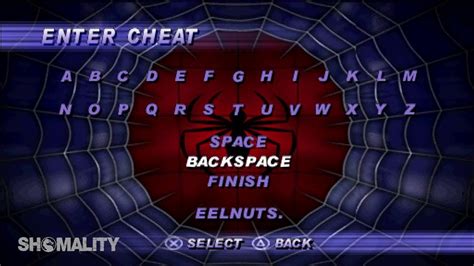 Unlock Everything (Cheat Code) | SPIDER MAN 2 [PS1] - YouTube