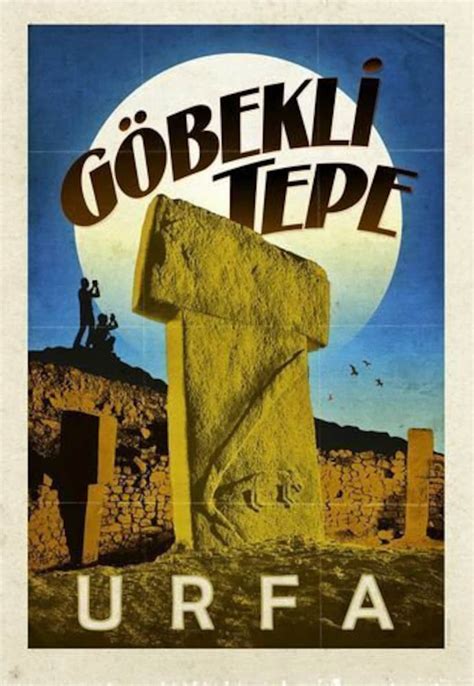 Vintage Turkey Urfa Gobekli Tepe Tourism Poster Print A3/a4 - Etsy