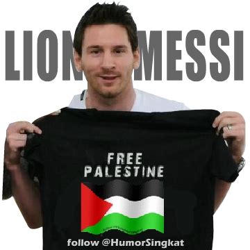 Free Palestine from Lionel Messi - Gambar Profile