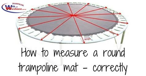 Don't get caught buying a nominal size mat thinking that all nominal e.g 12 ft trampoline mats ...