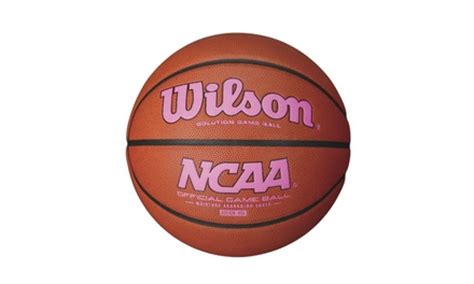 Wilson NCAA Intermediate Size Game Basketball Pink Logo | Groupon