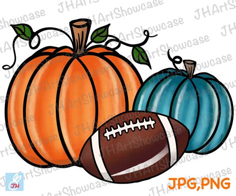 Football Png the Boys of Fall Png Fall Sublimation Design Football Printable Pumpkins and ...