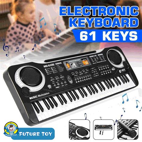 Lovehome Electric Piano 61 Keys Digital Music Electronic Muzik Keyboard Key Board Kid Toys Kids ...