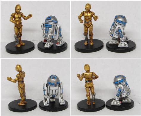 Kid Solvent Photo Blog: Star Wars Imperial Assault droids R2D2 and C3PO