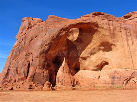 Sun S Eye Rock Formation in Monument Valley, USA Stock Photo - Image of ...