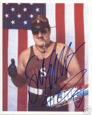 Sgt. Slaughter autograph 8x10 photo wrestling G.I. JOE | #16305323