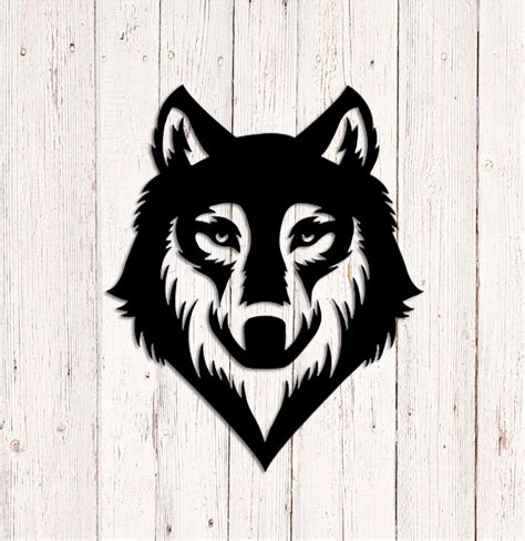 Wolf Vinyl Decal Wall - Etsy