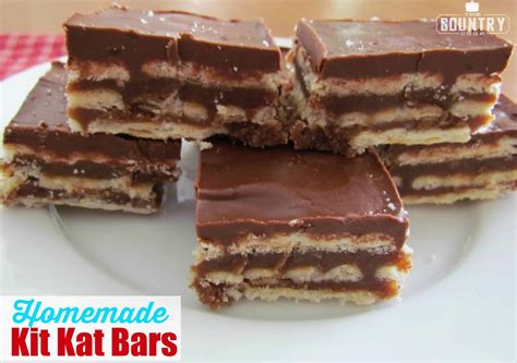 Homemade Kit Kat Bars - The Country Cook