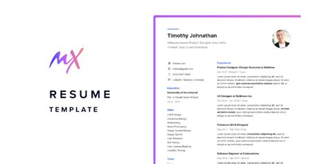 UI-UX Designer Resume Kit by Modexui | Figma Community