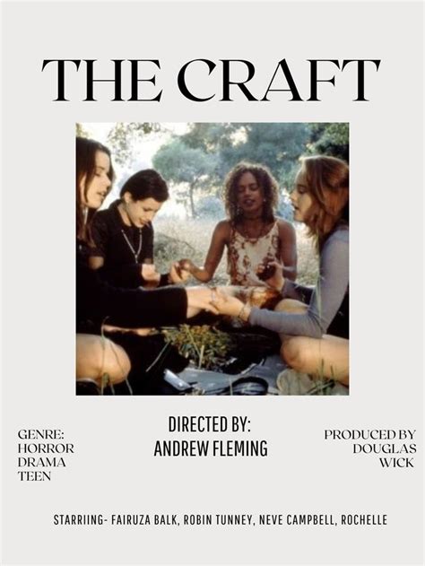 The Craft Movie Poster | The craft movie, Movie poster wall, Movie posters