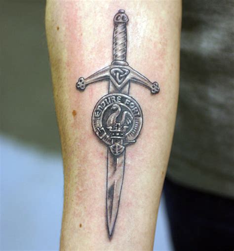 Celtic Sword And Shield Tattoo