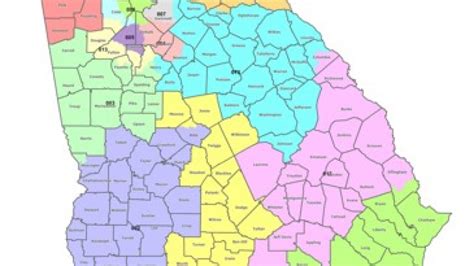 Georgia State House District Map - Printable Map