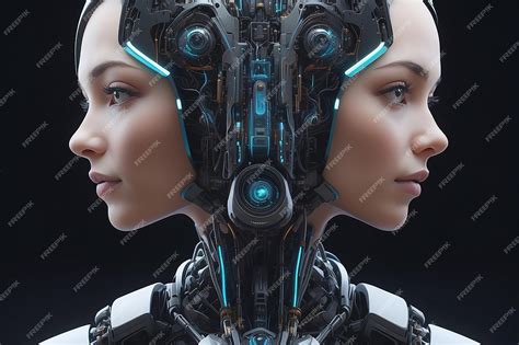 Premium Photo | 3d rendering ai robot think or compute