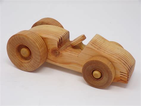 Handcrafted Wooden Race Car. Wooden Race Car