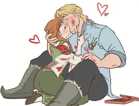 Valentine's Day - Anna and Kristoff Fan Art (38164546) - Fanpop