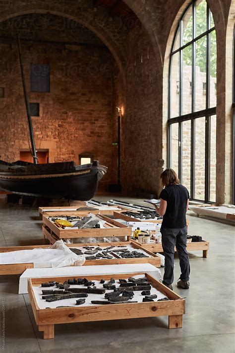 "Restoration Of A Very Old Boat In A Museum" by Stocksy Contributor ...