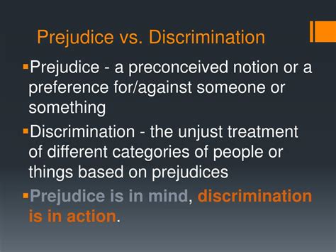 PPT - Prejudice and Discrimination PowerPoint Presentation, free ...