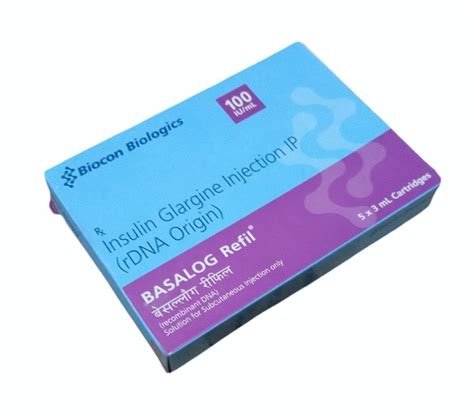 Insulin Glargine Injection IP, 100 IU/ml at Rs 3052.65/box in Ahmedabad | ID: 2851814074430