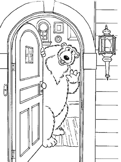 Bear in the Big Blue House Coloring Page | color pages | Pinterest ...