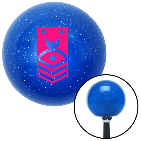 PINK FORCE OR Fleet Command Master Chief Blue Metal Flake Shift Knob ...