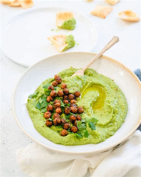 Glowing Green Hummus – A Couple Cooks