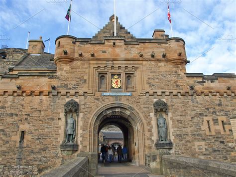 Edinburgh castle ~ Architecture Photos ~ Creative Market