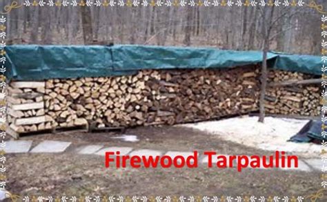 Outdoor Wood Pile Tarp Lumber Tarpaulin Firewood Cover - China Firwood Cover and Wood Pile Cover ...