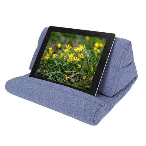 Tablet Pillow Stand, Soft Bed Pillow Holder Fits up to 11" Pad Fit with ...