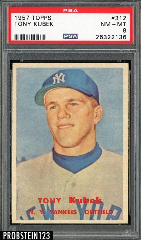 1957 Topps Tony Kubek #312 Baseball Card for sale online | eBay ...