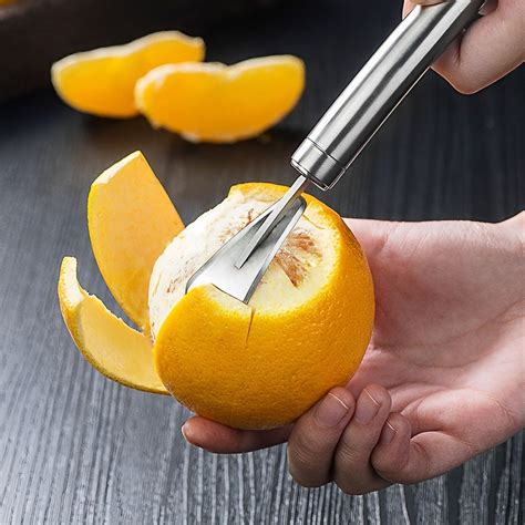 Orange Peeling Tool | Stainless Steel Orange Peeler Tool