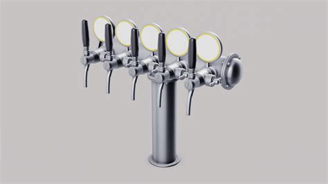 3D Draft Beer Tower - TurboSquid 1588944