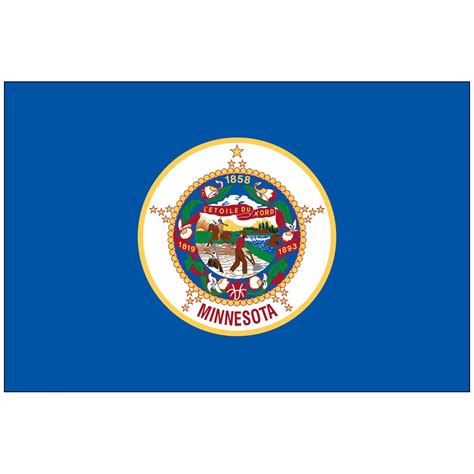 Minnesota State Flag - Flagpole Man