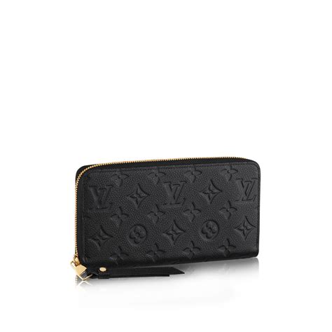 Louis vuitton Zippy Wallet in Black | Lyst