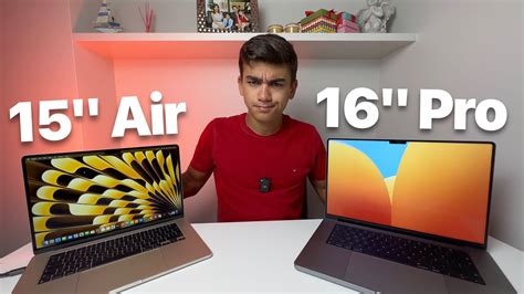 15 inch M2 MacBook Air vs 16 inch MacBook Pro! Tough Choice! - YouTube