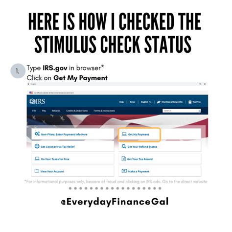 Stimulus Check Status - Everyday Finance Gal