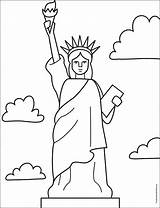 How To Draw The Statue Of liberty Tutorial Video And coloring Pages  sketch template