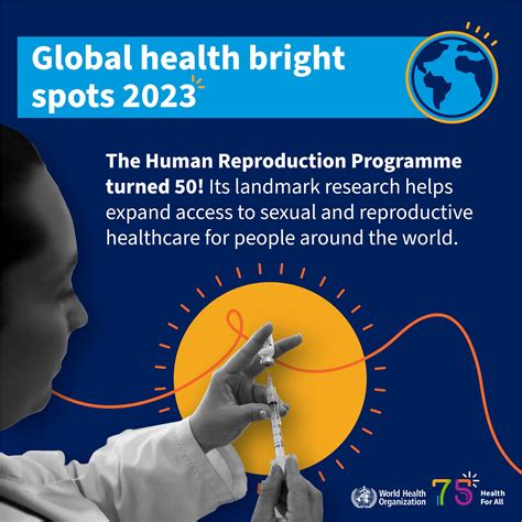 In 2023, we celebrated... - World Health Organization (WHO)