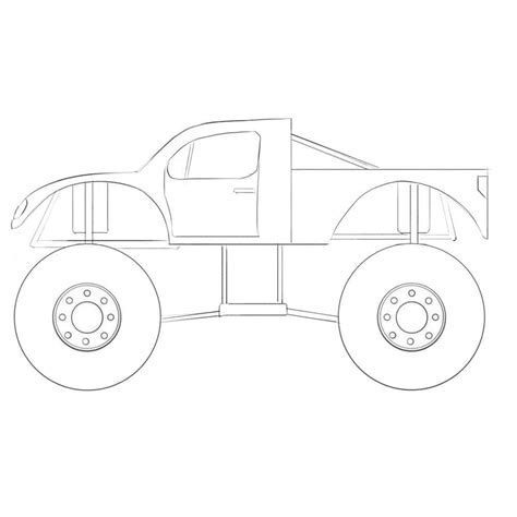 Easy Drawing Of A Truck