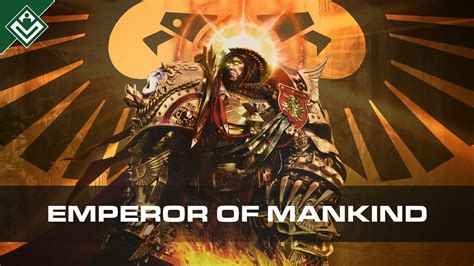 The Emperor of Mankind | Warhammer 40,000 - YouTube