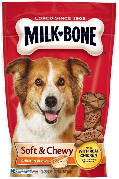 Milk-Bone Soft & Chewy Dog Treats with 12 Vitamins and Minerals ...