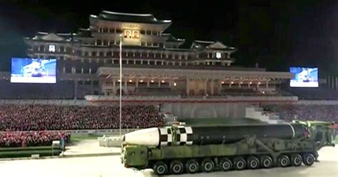 North Korea Unveils What Appears to Be New ICBM During Military Parade - The New York Times