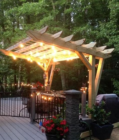 Cantilevered Pergola -- DIY Designed and Built | Hometalk